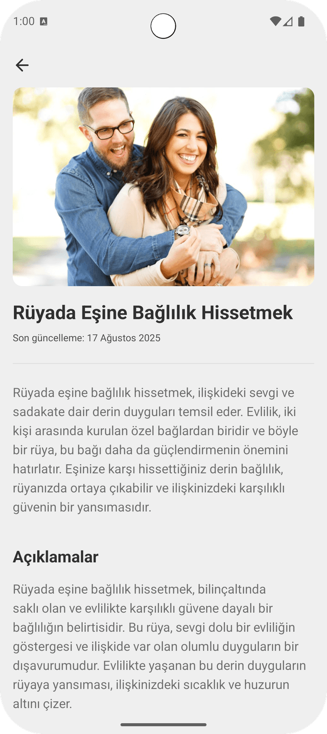 Rüya Detay Sayfası